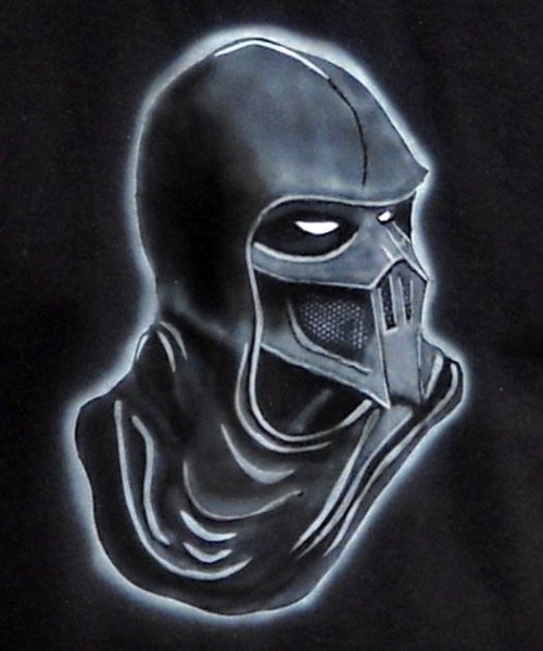 Маска мортал комбат 11 НУБ сайбот