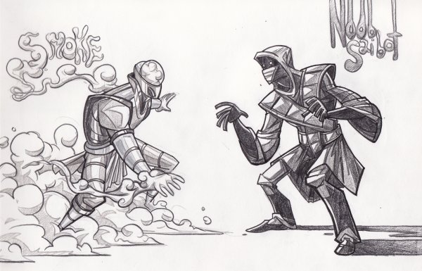 НУБ сайбот карандашом