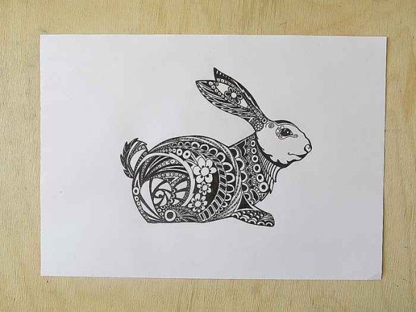 Кролик стилизация