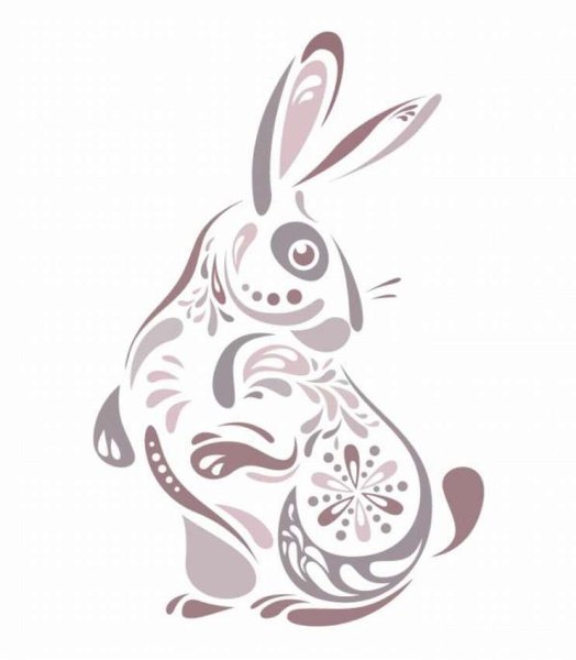 Стилизованный заяц