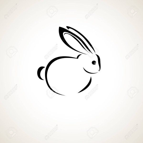 Стилизованный кролик