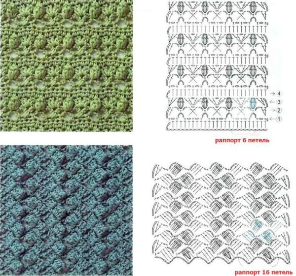 Узоры крючком