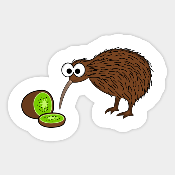 Птичка киви арт