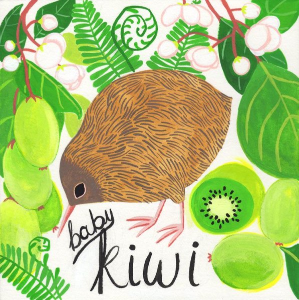 Киви птица арт