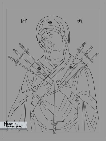 Карандашом Богородица