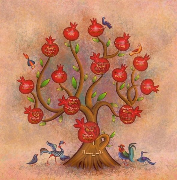 Дерево жизни с плодами