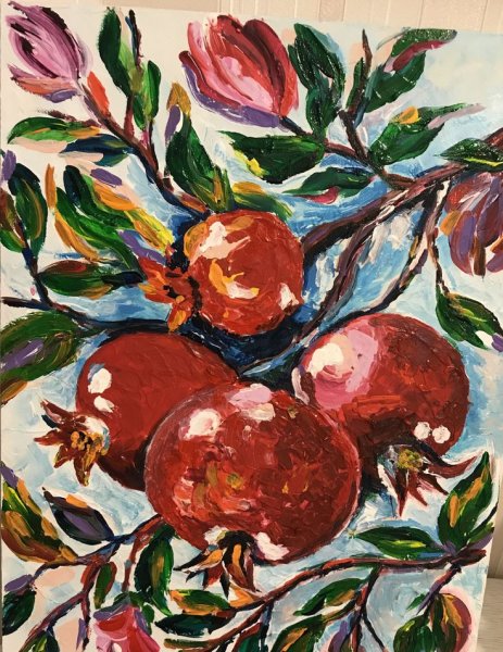 Гранаты в живописи