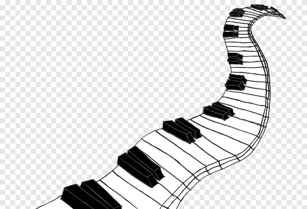 Клавиатура фортепиано рисунок