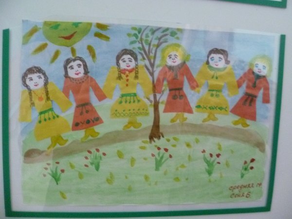 Хоровод рисунок для детей