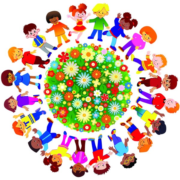 Хоровод раскраска