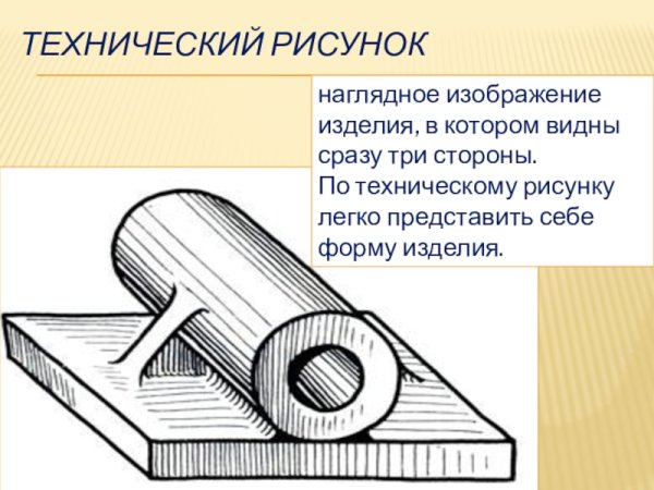 Порядок построения технического рисунка