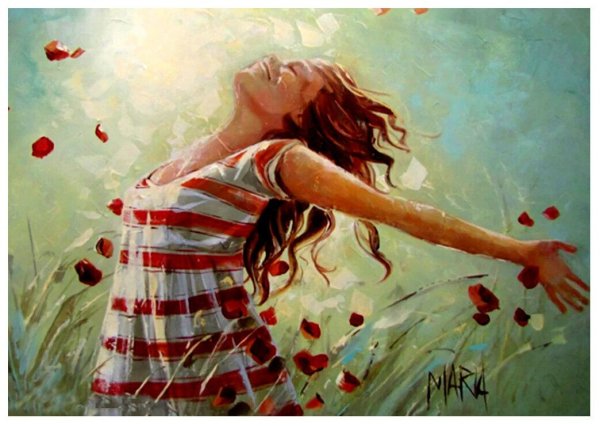 Счастье акварель