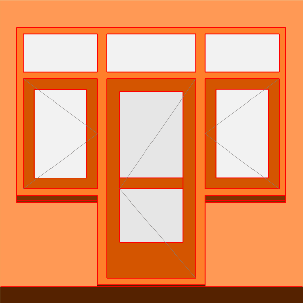 Доставка окон рисунок