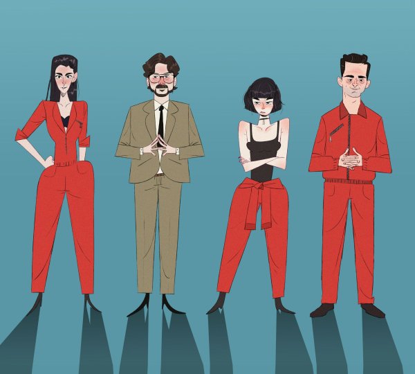 Бумажный дом сериал Токио и профессор