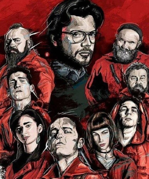 Бумажный дом la casa de papel