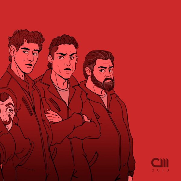 Бумажный дом Фанарт