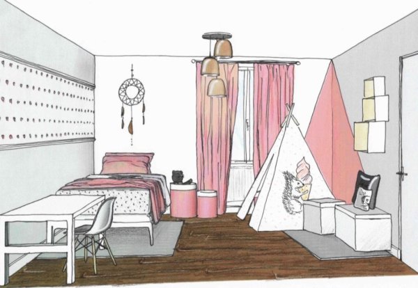 Бумажный домик для бумажных кукол