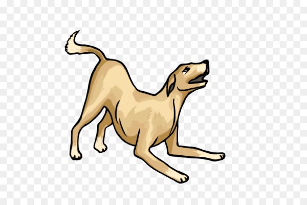 Собака бежит иллюстрация