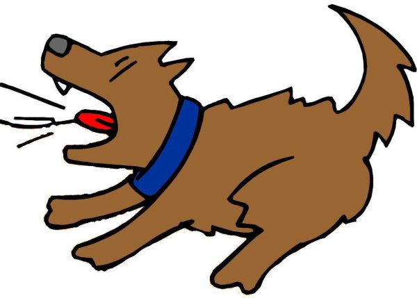 Мульт собака лает