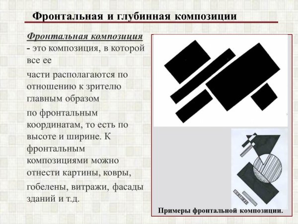 Композиция из квадратов и прямоугольников