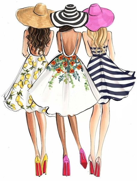 Модные иллюстрации