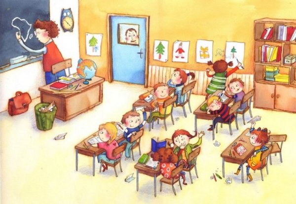 Рисунок на тему школа