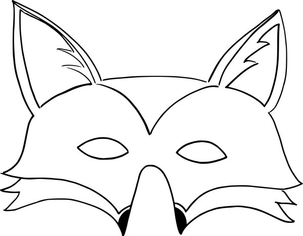 Новогодние маски раскраски