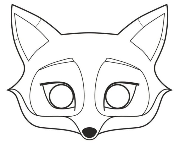 Маска "Лисичка"