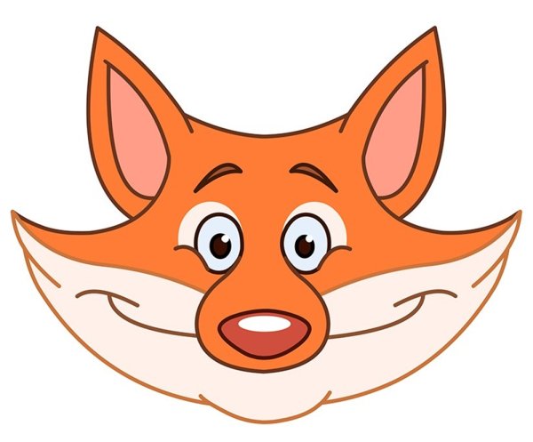 Маска "Лисичка"