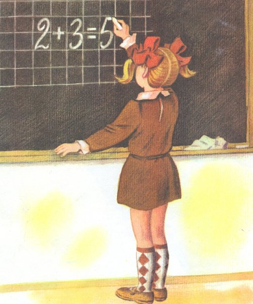 Сценка из школьной жизни рисунок