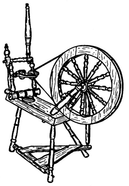 Прялка старинная