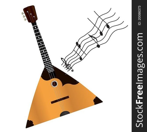 Балалайка вектор