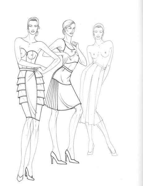 Дизайнер одежды иллюстрация