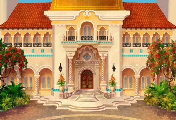 Дворцы мультяшные