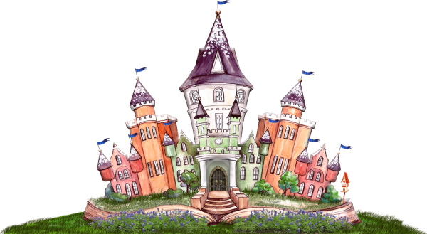 Тридевятое царство дворец акверель