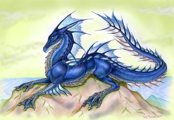 Дракон рисунок
