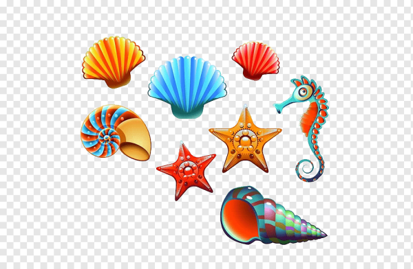 Стикеры ракушки