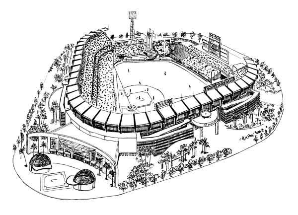 Стадион для раскрашивания