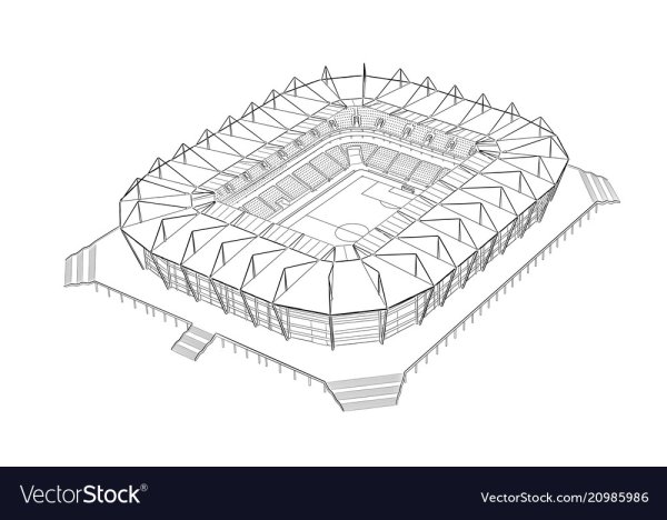 Стадион чертеж фасад Ростов Арена