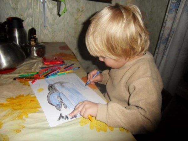 Даня под картина нарисованная