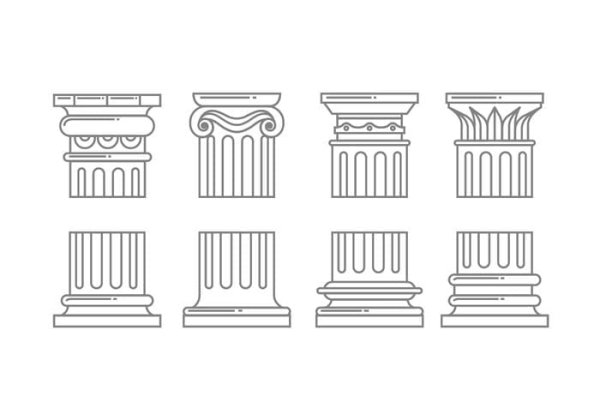 Колонна вектор