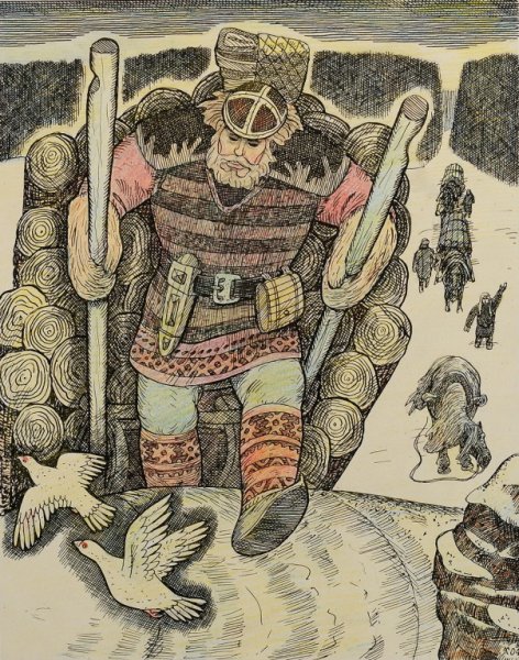 Пера богатырь герой Коми