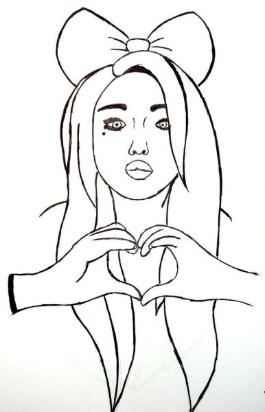 Рисунки для срисовки в ЛД