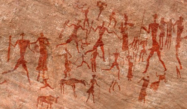 Плато Тассилин-Аджер в сахаре