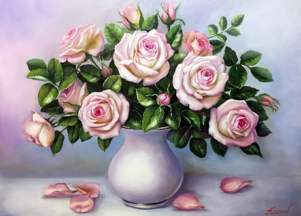 Картины Жанны Когай розы