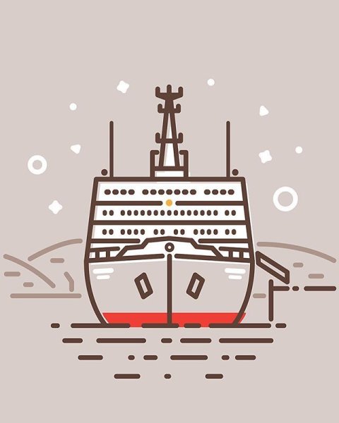 Ледокол рисунок