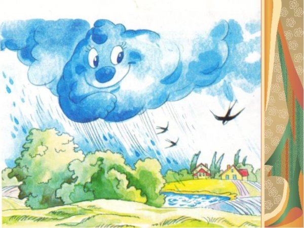 Иллюстрация к стихотворению дождик