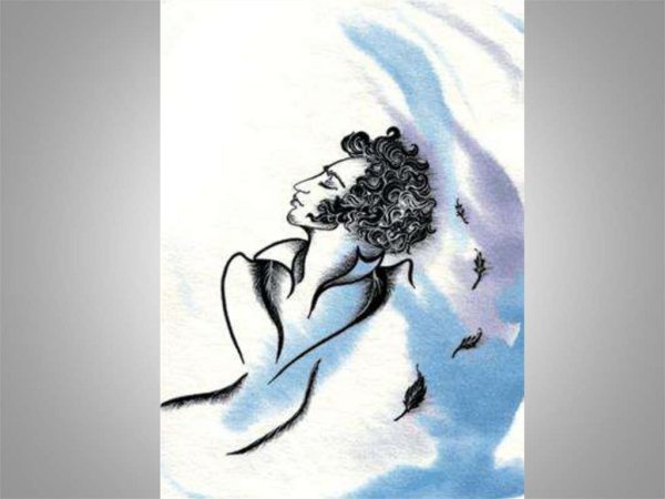 Рисунок к стихотворению Пушкина