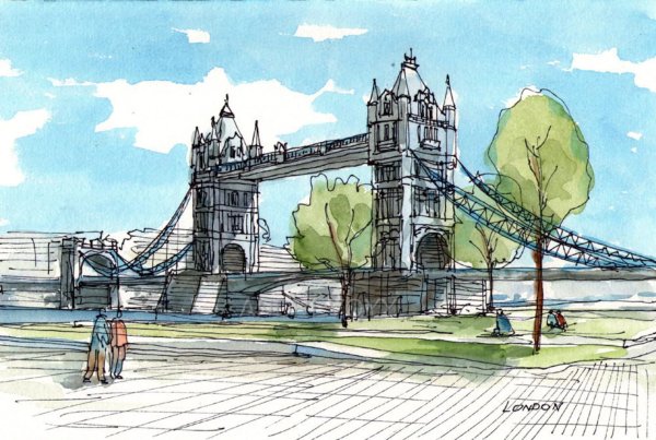 Лондон Тауэр скетч