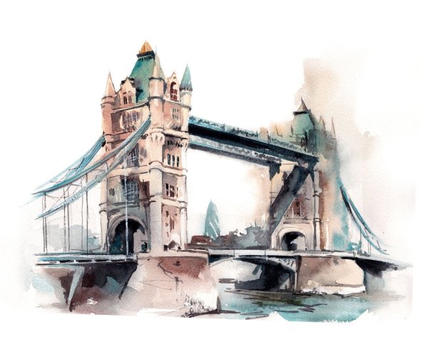 Тауэрский мост скетч Лондон